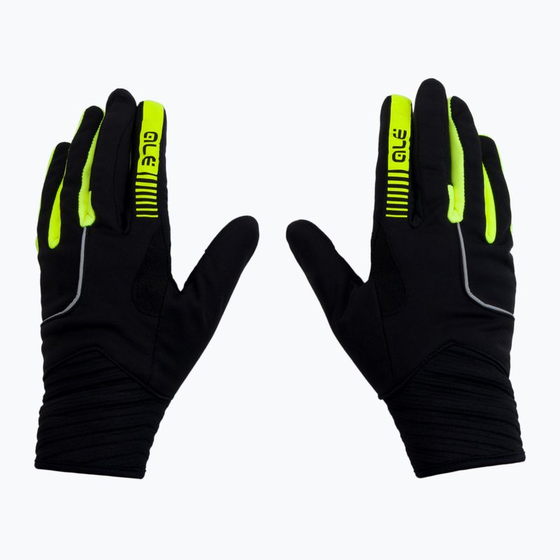 Pánské cyklistické rukavice Alé Windprotection černé L21047540 3