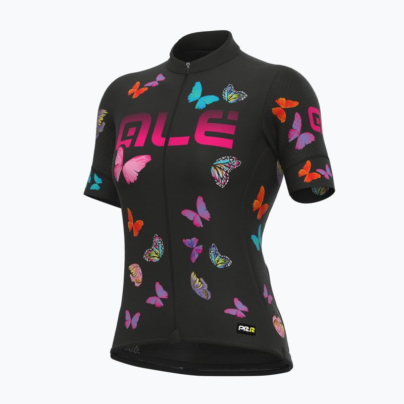 Dámský cyklistický dres Alé Maglia Donna MC Butterfly černý L21169401