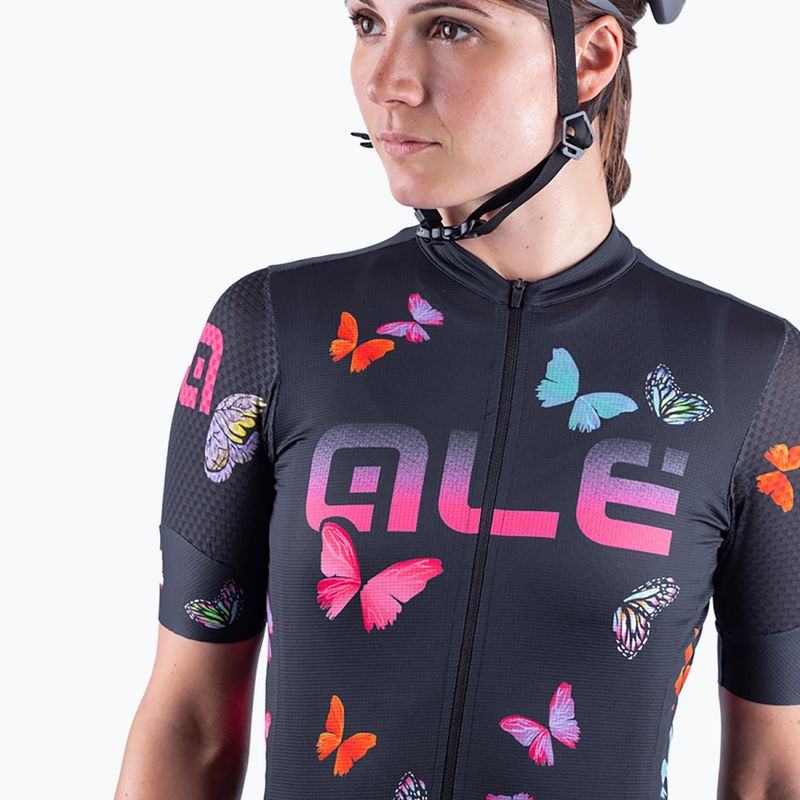 Dámský cyklistický dres Alé Maglia Donna MC Butterfly černý L21169401 5