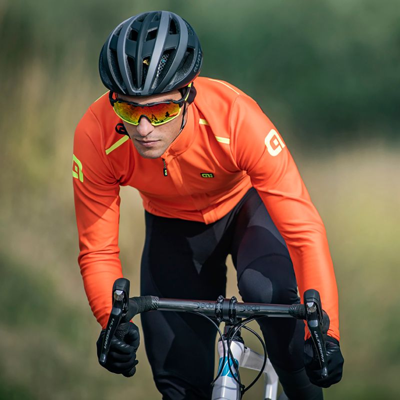 Pánská cyklistická bunda Alé K-Tornado 2.0 oranžová L22076401 8