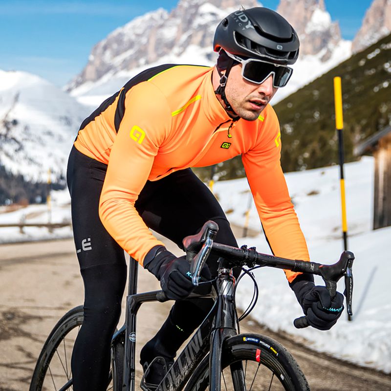 Pánská cyklistická bunda Alé K-Tornado 2.0 oranžová L22076401 10