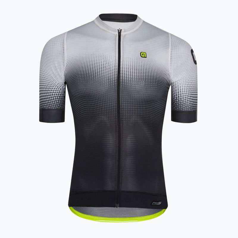 Pánský cyklistický dres Alé Gradient black/white L22144400