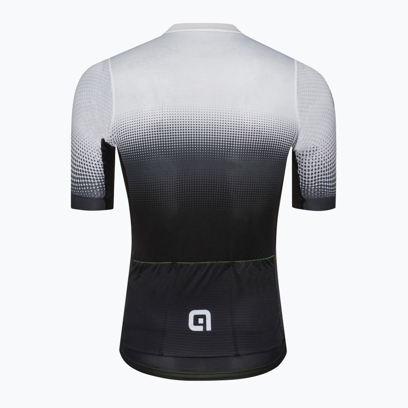 Pánský cyklistický dres Alé Gradient black/white L22144400 2