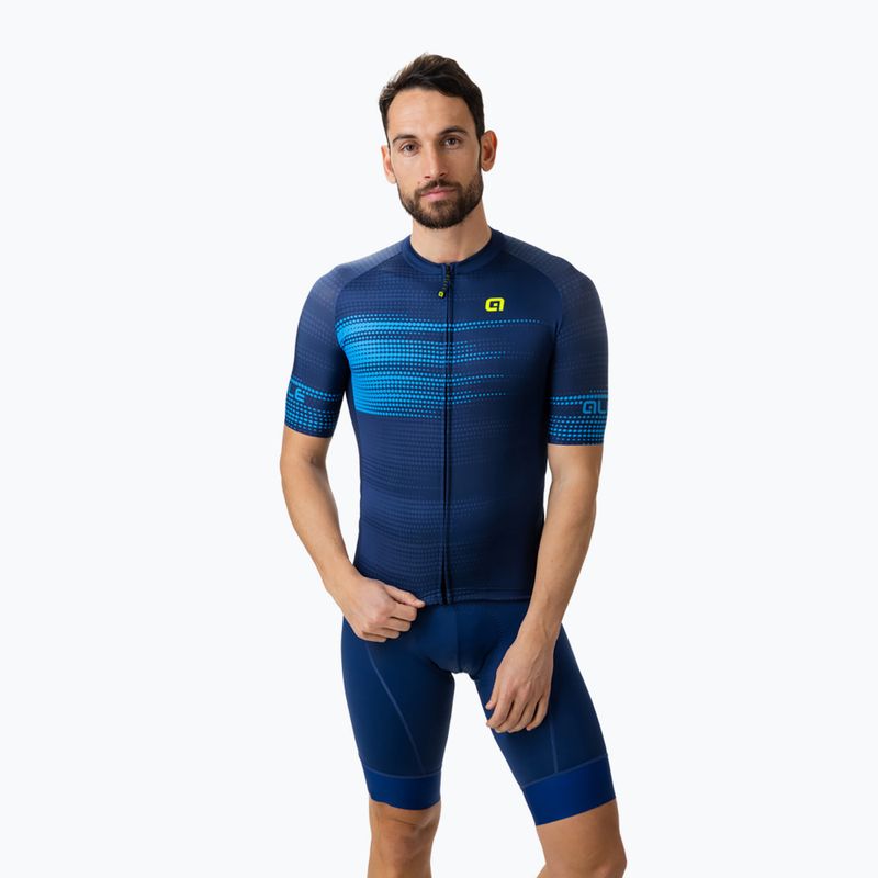 Pánský cyklistický dres Alé Turbo tmavě modrý L22130402 2