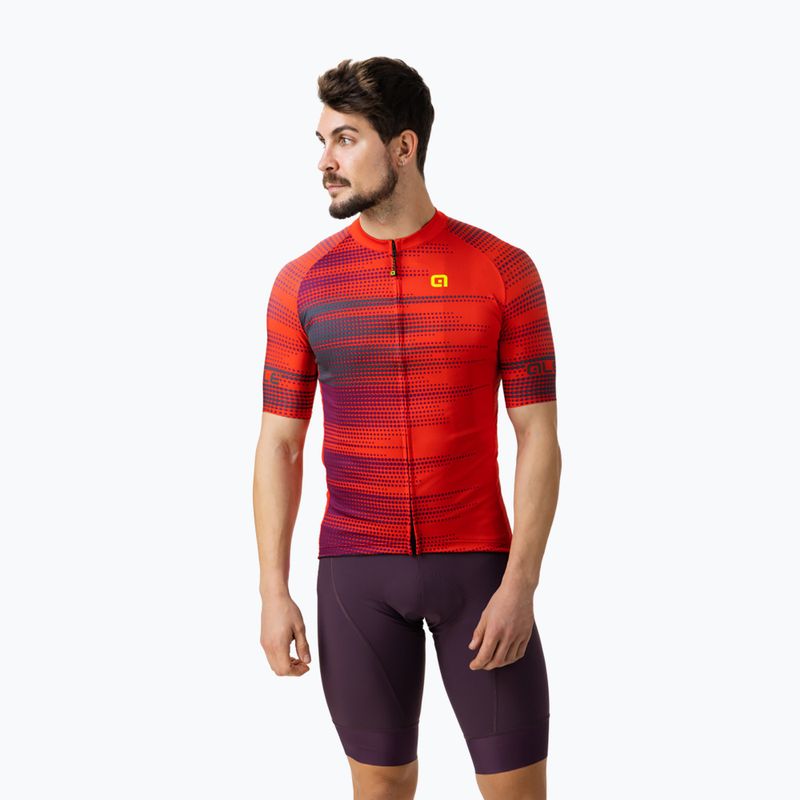 Pánský cyklistický dres Alé Turbo červený L22130405 2