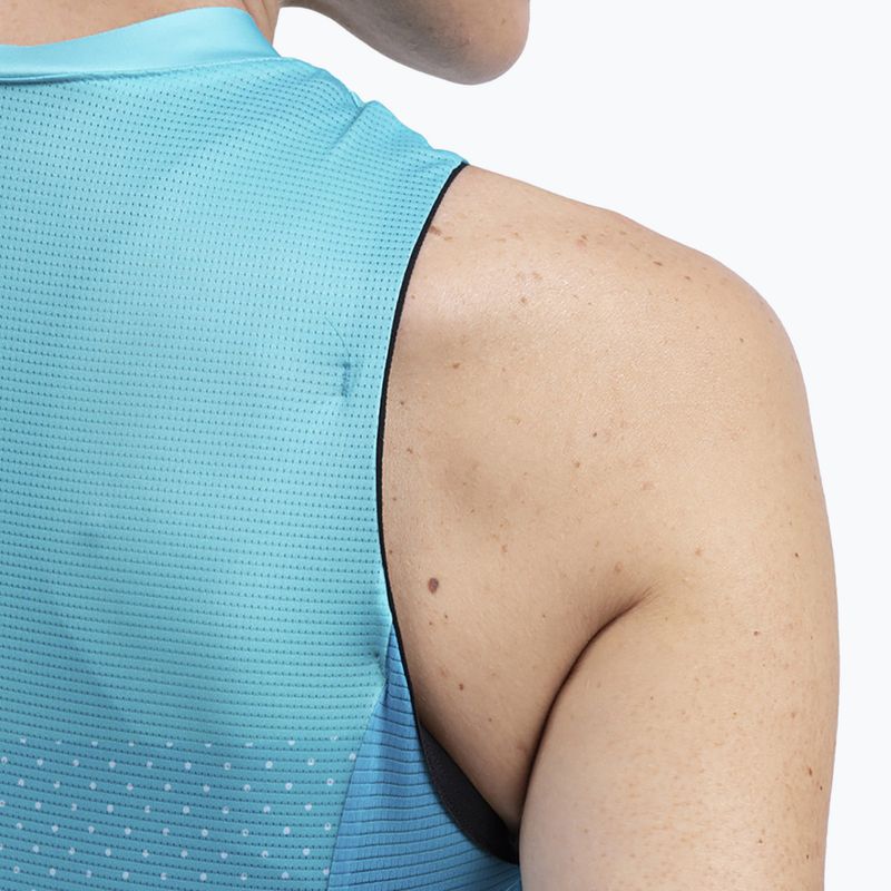 Dámský cyklistický dres ALÉ Level tyrkysový L22202461 5