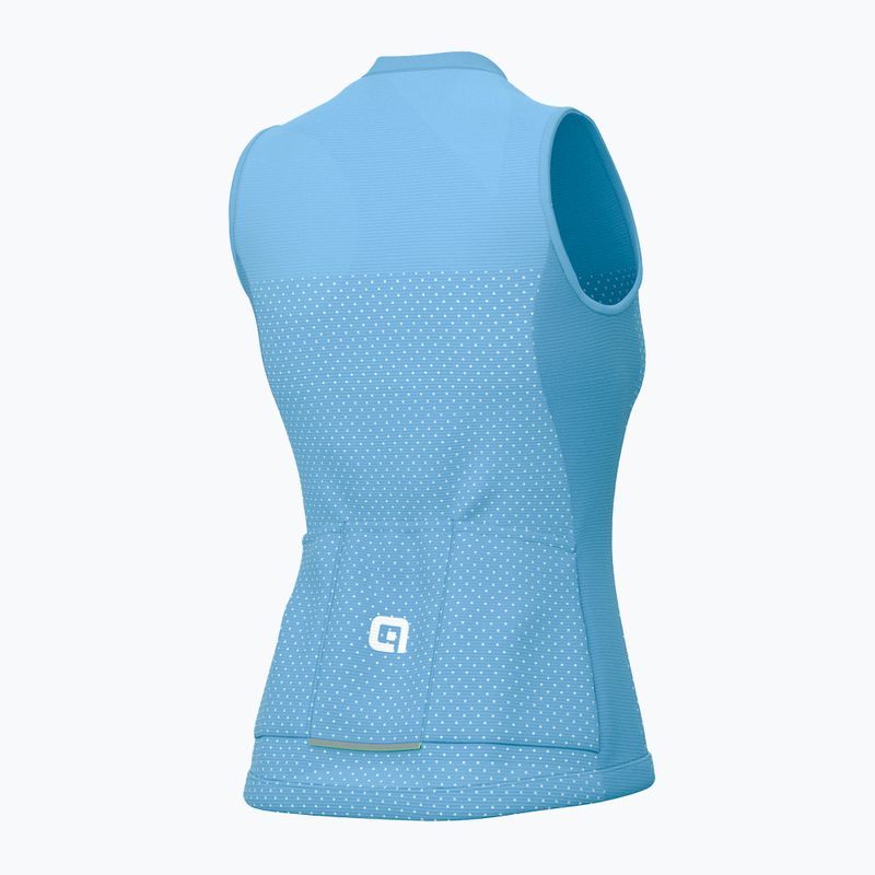 Dámský cyklistický dres ALÉ Level tyrkysový L22202461 8