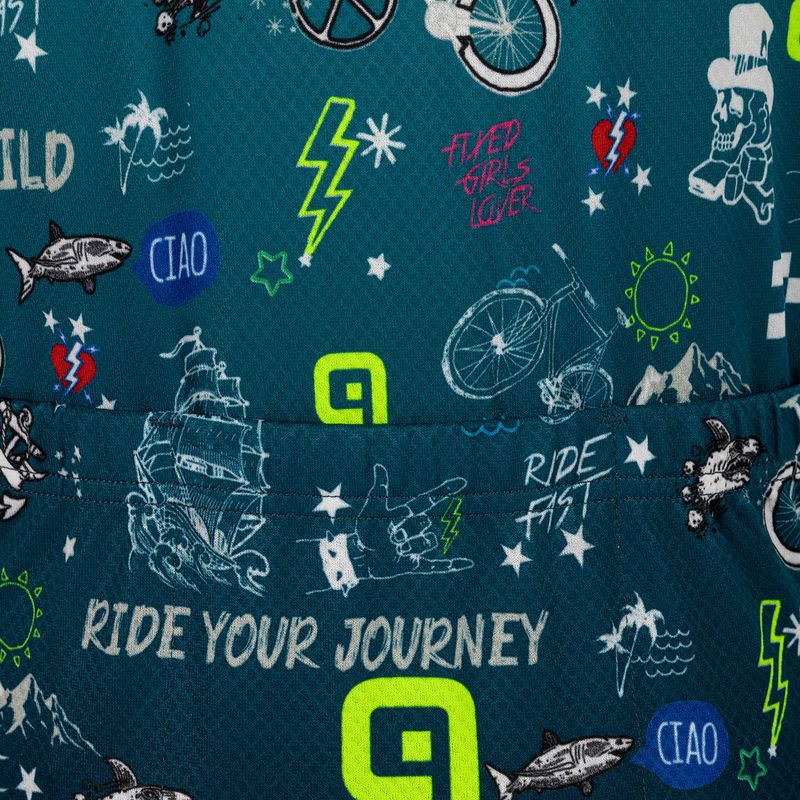 Dětský cyklistický dres Alé Maglia Mc Vibes modrý L22228461 7