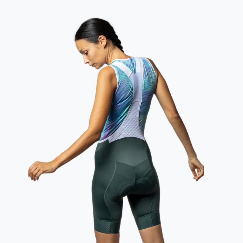 Dámské cyklistické šortky Alé Magic Colour Bibshorts forest green 2