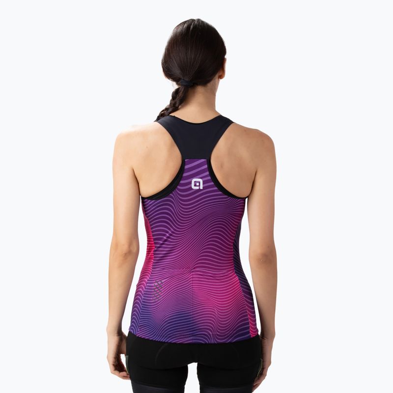 Dámský cyklistický dres Alé Onda Tank Top fialová L23117494 2