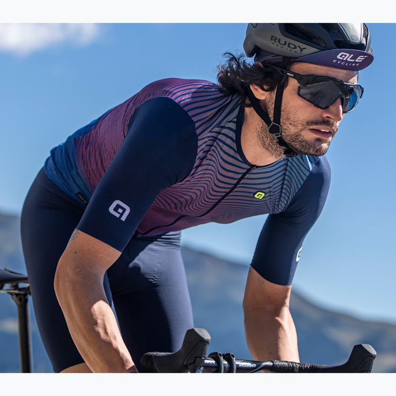 Pánský cyklistický dres Alé Onda navy blue 7