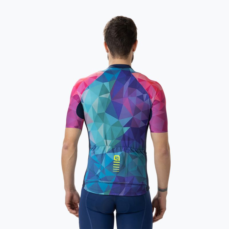 Pánský cyklistický dres Alé Valley modrý L23136402 2