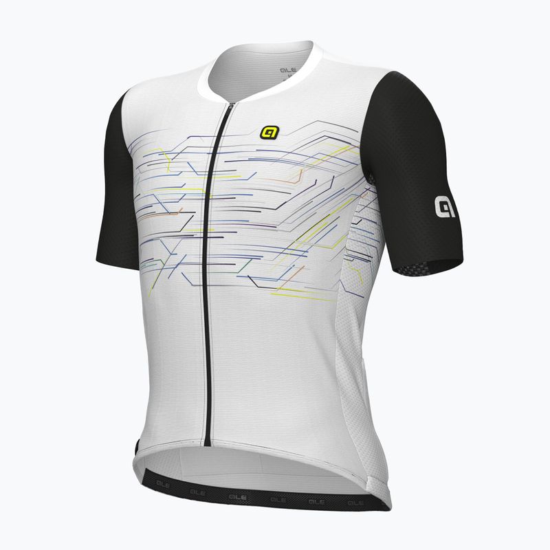 Pánský cyklistický dres Alé Megabyte white