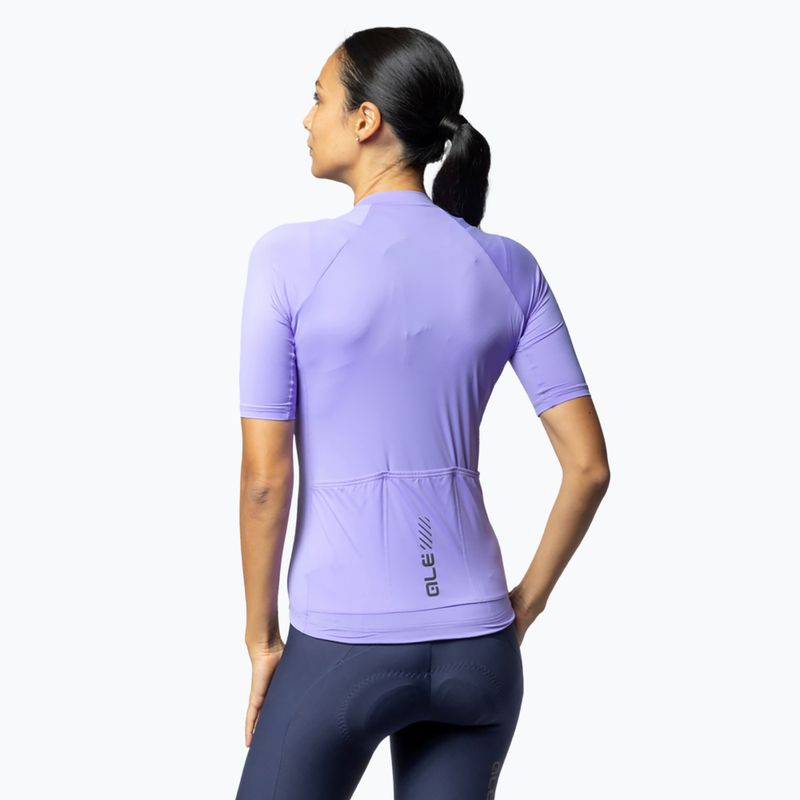 Dámský cyklistický dres Alé Color Block lilac 2