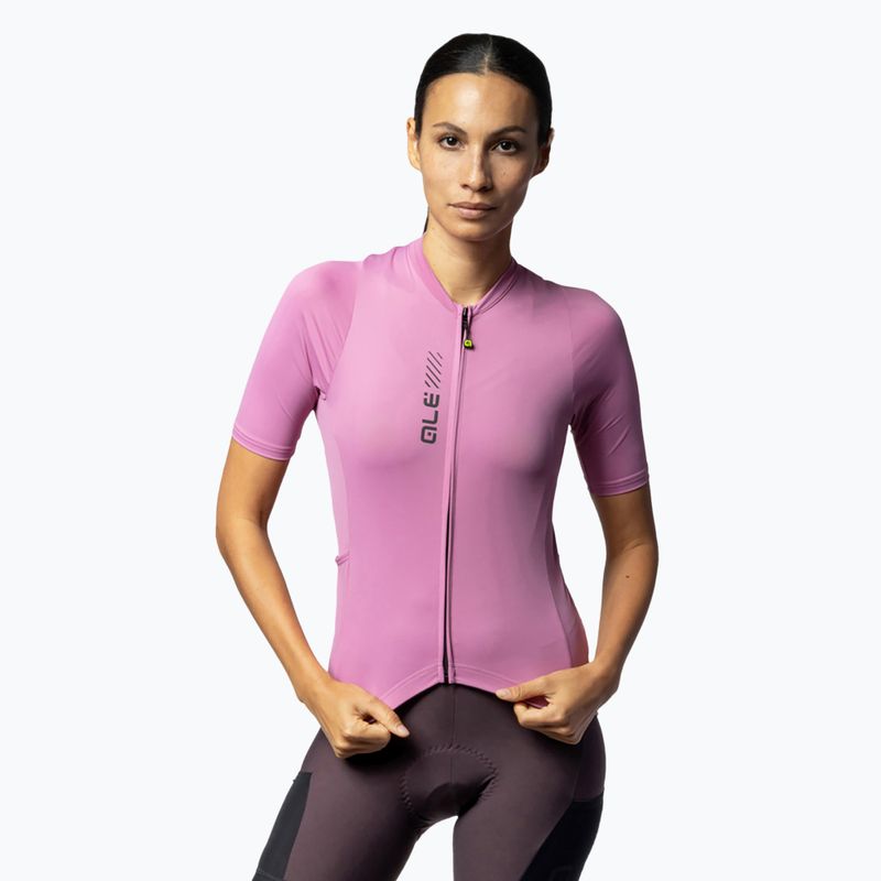 Dámský cyklistický dres Alé Color Block Off Road blush