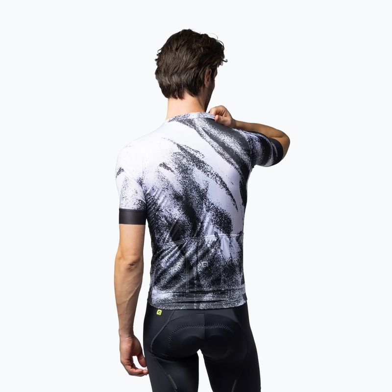 Pánský cyklistický dres Alé Trace white 2