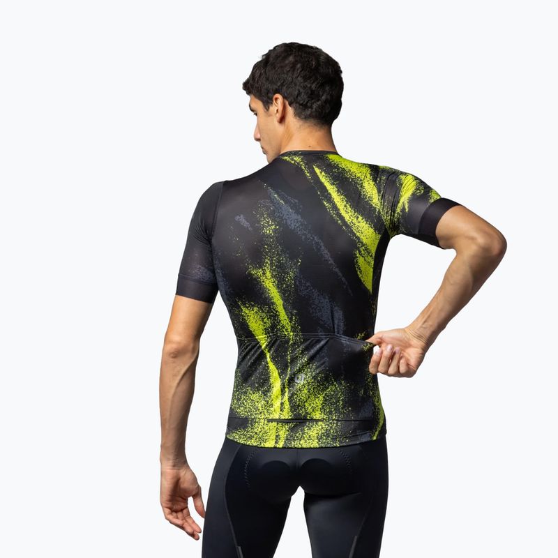 Pánský cyklistický dres Alé Trace acid green 2