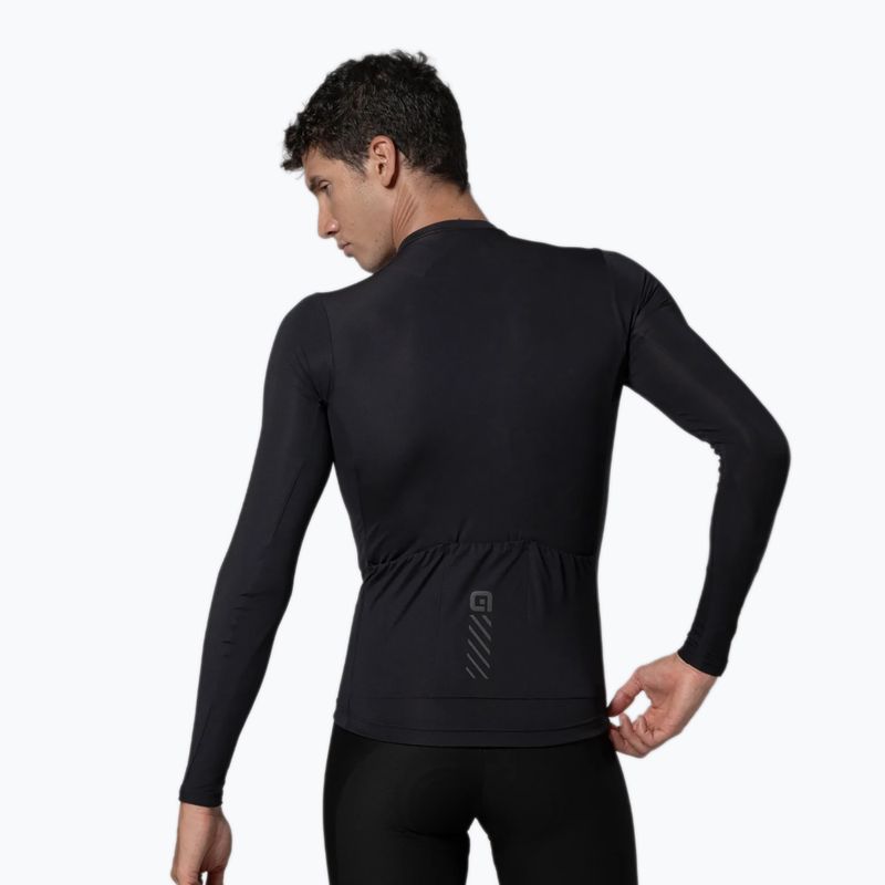 Pánské cyklistické triko Longsleeve Alé Color Block black 2