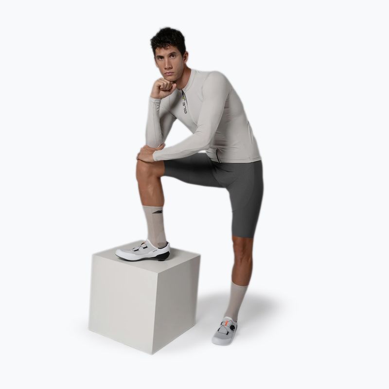 Pánské cyklistické triko Longsleeve Alé Color Block stone 5