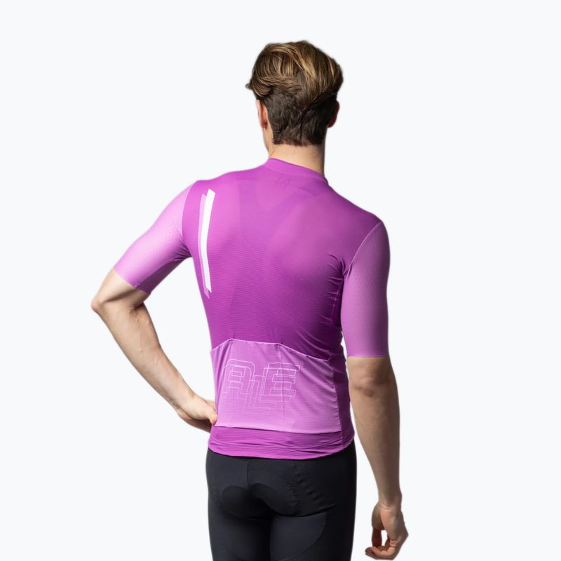 Pánský cyklistický dres Alé Follow Me cyclamen 2