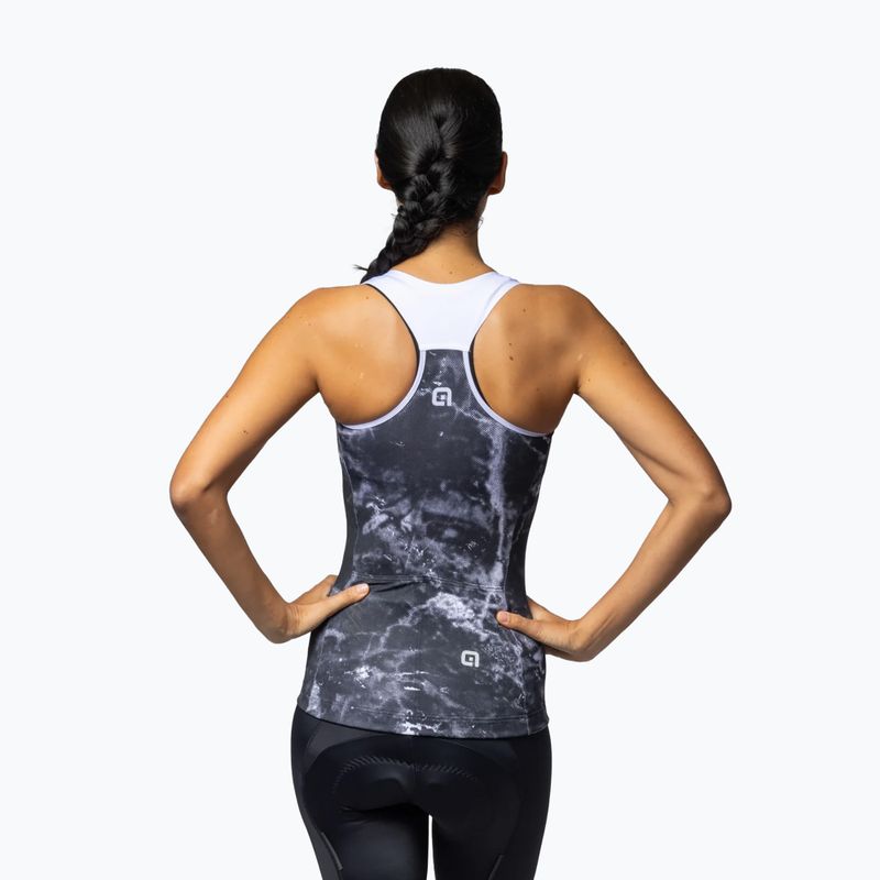 Dámský cyklistický dres Alé Marble TT black 2
