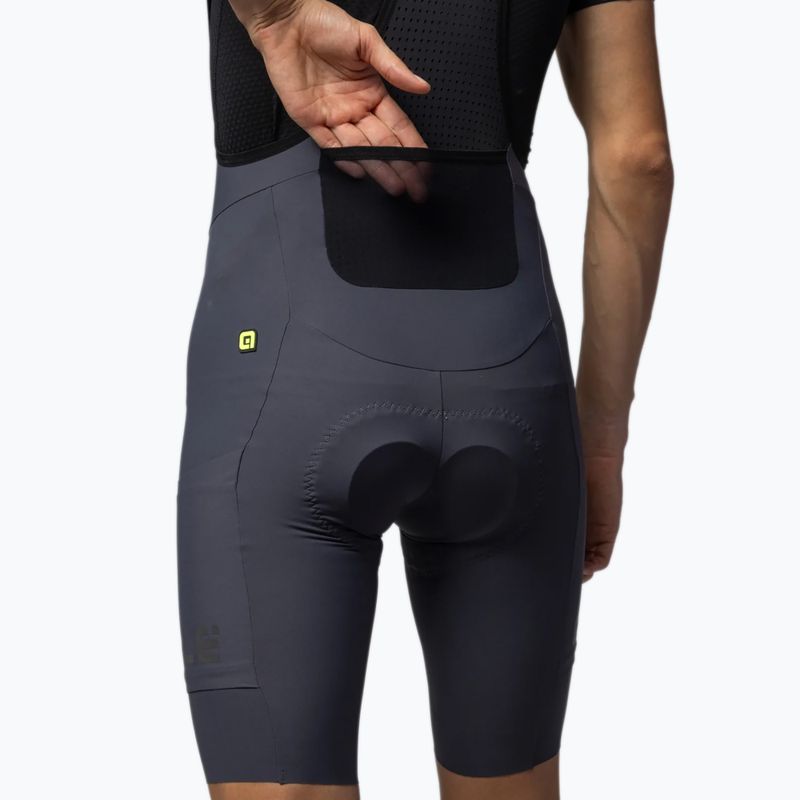 Pánské cyklistické šortky Alé Gravel Pro Bibshorts titanium 5