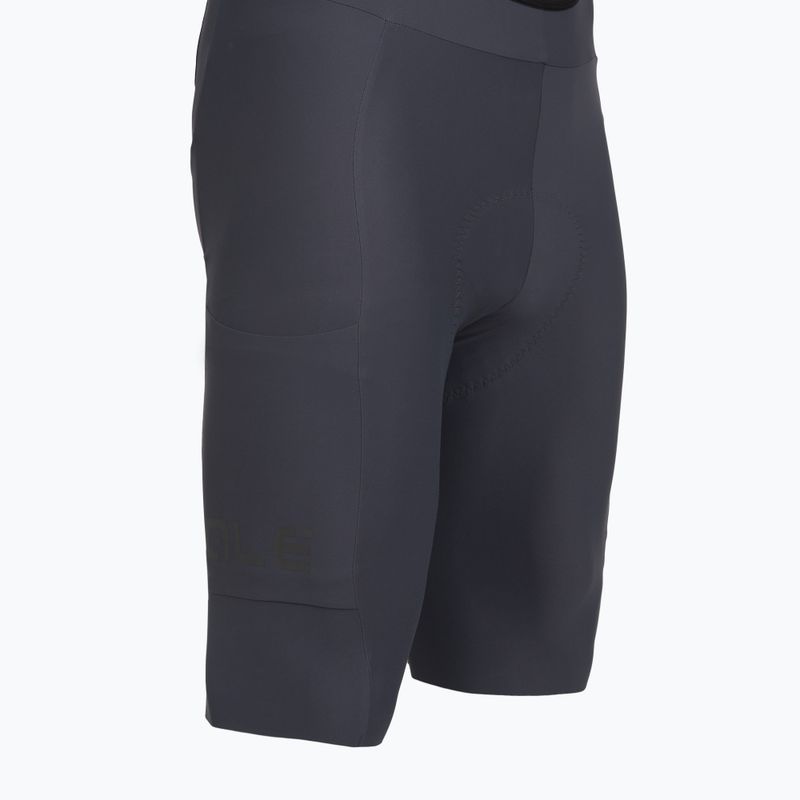 Pánské cyklistické šortky Alé Gravel Pro Bibshorts titanium 9