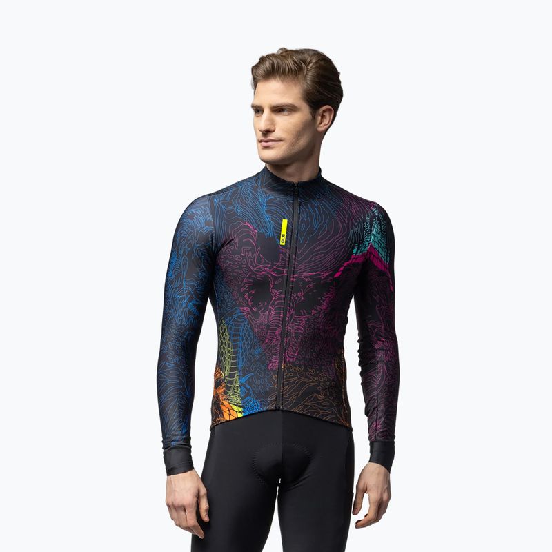 Pánská cyklistická mikina Alé Zanzibar Jersey multicolore/multicolor