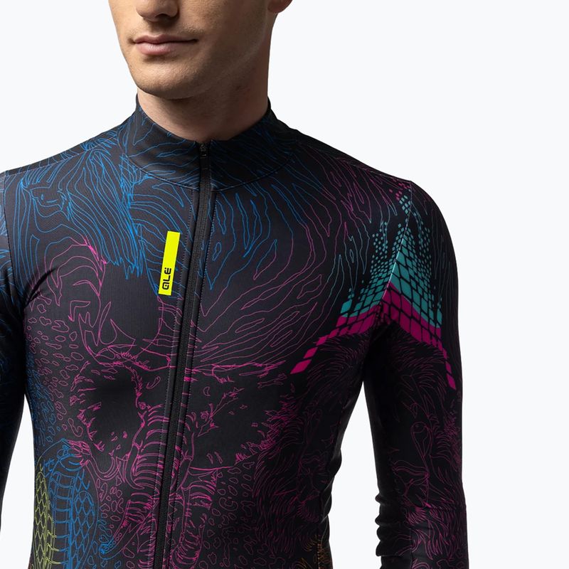Pánská cyklistická mikina Alé Zanzibar Jersey multicolore/multicolor 3
