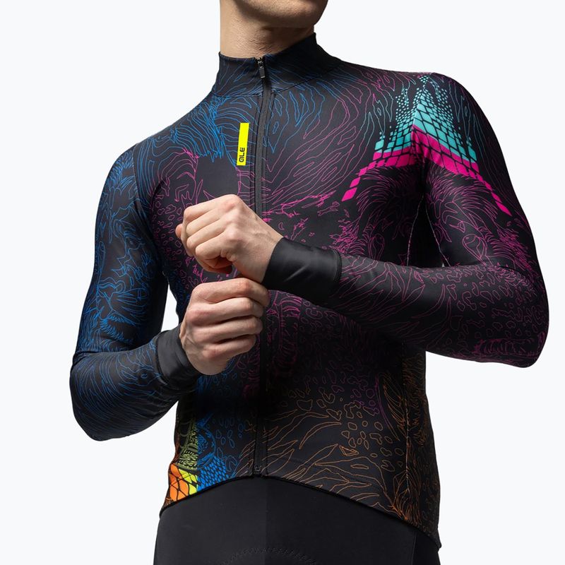 Pánská cyklistická mikina Alé Zanzibar Jersey multicolore/multicolor 4