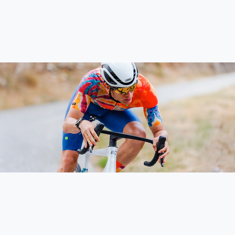 Pánský cyklistický dres Alé Clorofilla orange combo 6