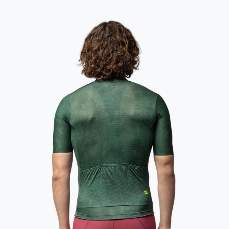 Pánský cyklistický dres Alé Deep dark green 3