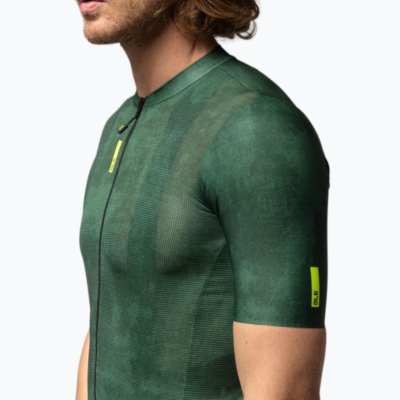 Pánský cyklistický dres Alé Deep dark green 5