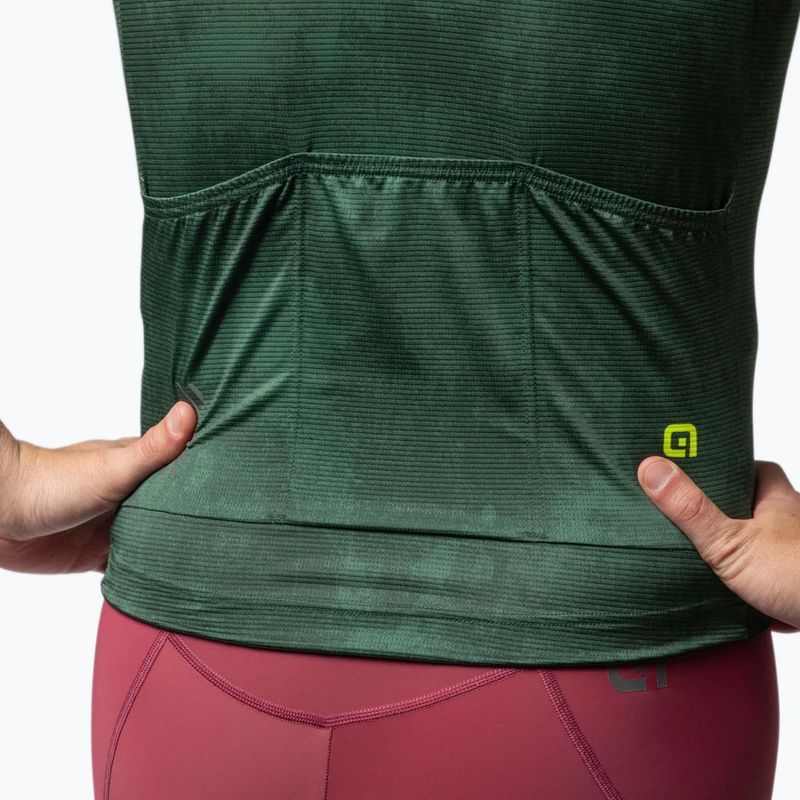 Pánský cyklistický dres Alé Deep dark green 6