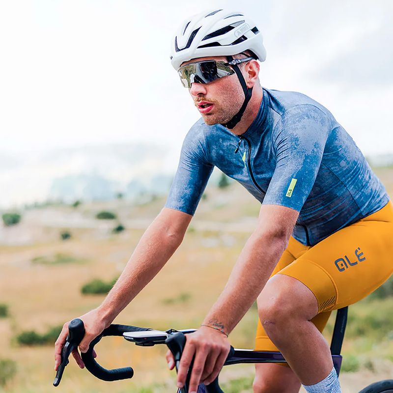 Pánský cyklistický dres Alé Deep powder blue 6