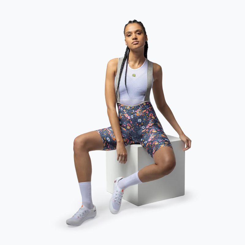 Dámské cyklistické šortky Alé Master Graphic Bibshorts blue combo 5