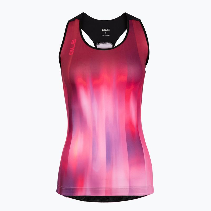 Dámský cyklistický dres Alé Crazy TT pink combo 6