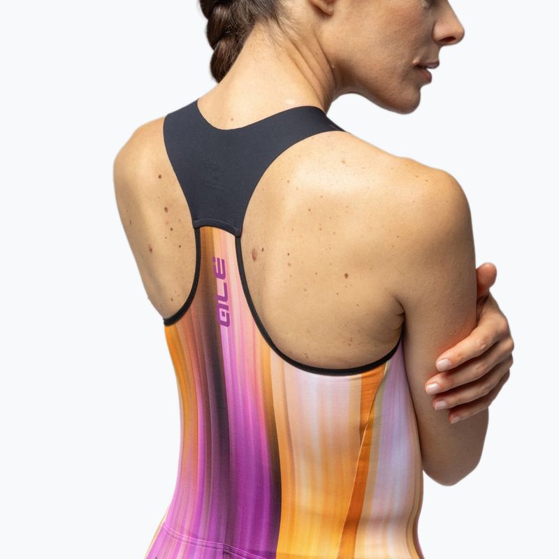 Dámský cyklistický dres Alé Crazy TT orange combo 5