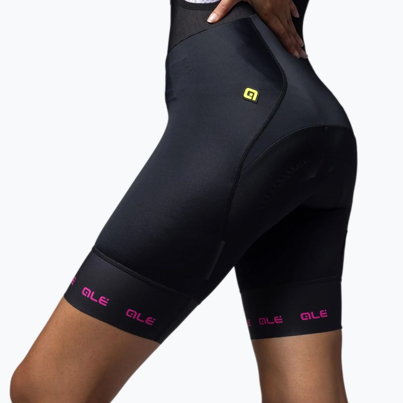 Dámské cyklistické šortky Alé Strada 2.0 Bibshorts fuchsia 4
