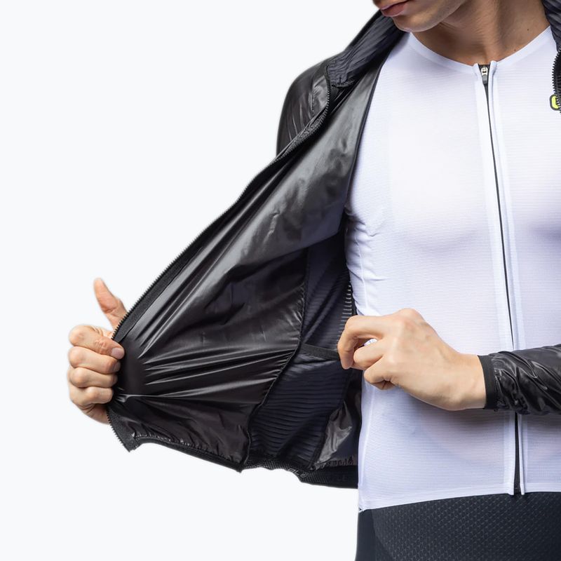 Pánská cyklistická bunda Alé Light Pack 2.0 black 7