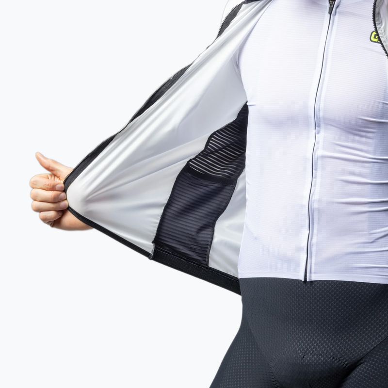 Pánská cyklistická bunda Alé Light Pack 2.0 white 6
