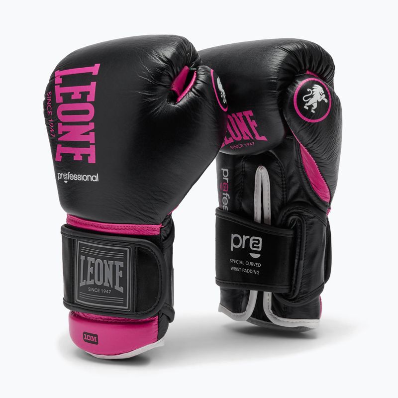 Boxerské rukavice LEONE 1947 Professional 2 pink 2