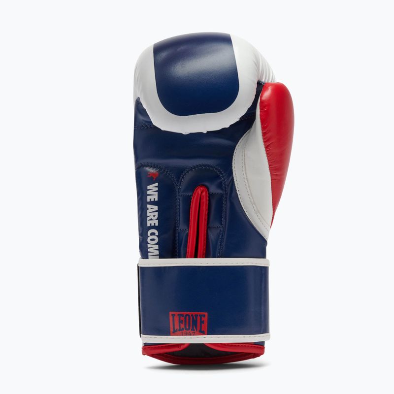 Boxerské rukavice LEONE 1947 Color Block black/blue 4