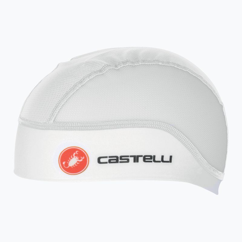Cyklistická čepice Castelli Summer white