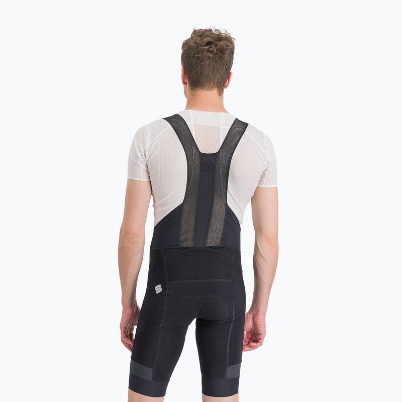 Sportful Supergiara Bibshort pánské cyklistické kraťasy černé 1102001.002 2