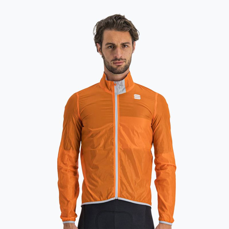 Pánská cyklistická bunda Sportful Hot Pack Easylight oranžová 1102026.850 5