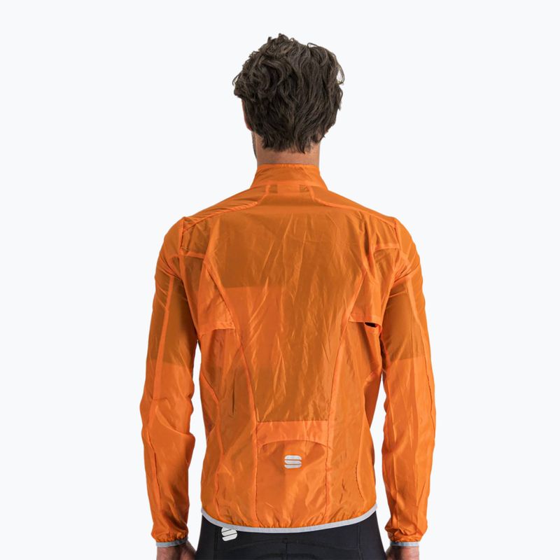 Pánská cyklistická bunda Sportful Hot Pack Easylight oranžová 1102026.850 6