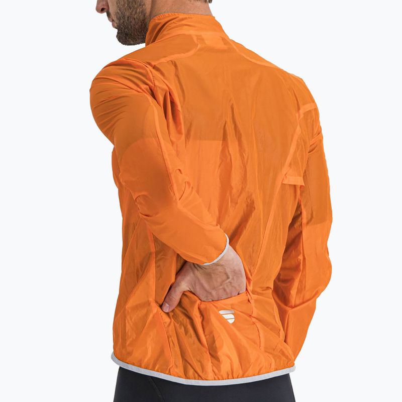 Pánská cyklistická bunda Sportful Hot Pack Easylight oranžová 1102026.850 8