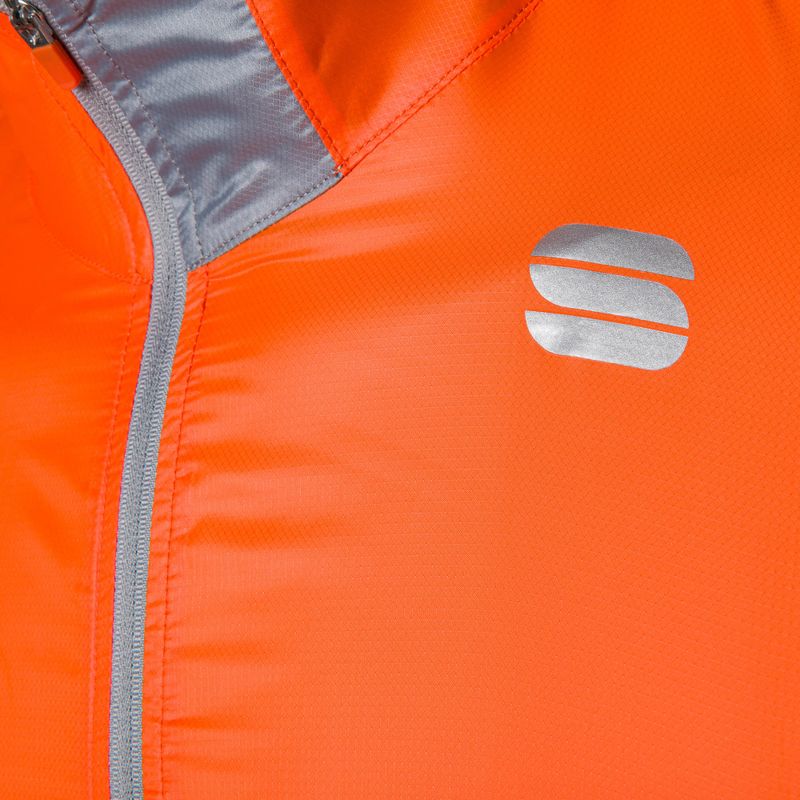 Pánská cyklistická bunda Sportful Hot Pack Easylight oranžová 1102026.850 3