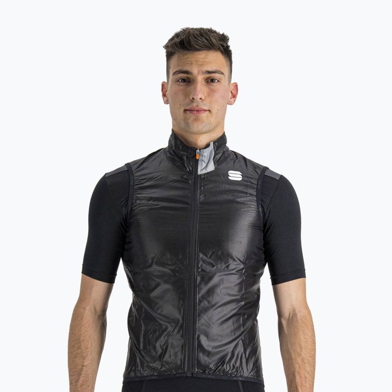 Pánská cyklistická vesta Sportful Hot Pack Easylight černá 1102027.002